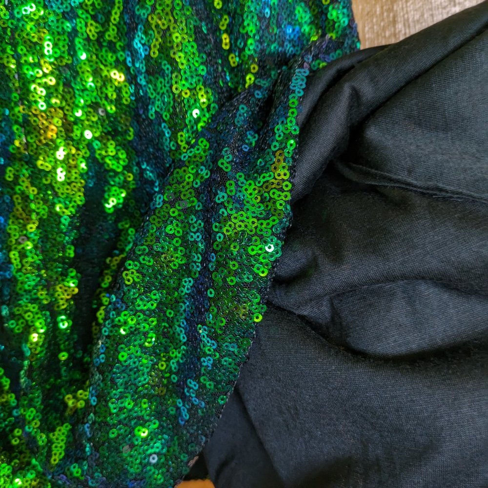 Green sequined top - Picture 5 of 6